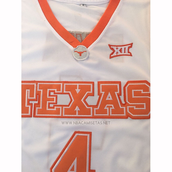 Camiseta NCAA Texas Bamba Blanco